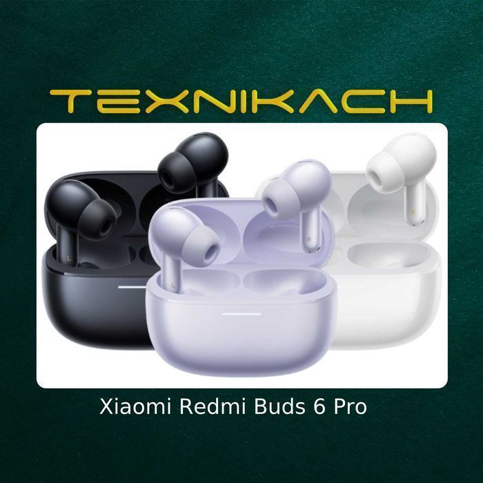 Xiaomi Redmi Buds 6 Pro • Доставка Бесплатно