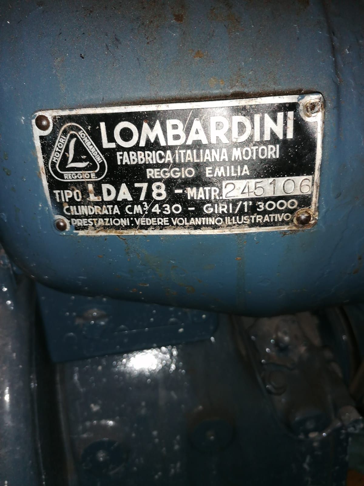 Motopompa LOMBARDINI diesel