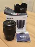 Viltrox 85mm f1.8 FE Sony+filtru UV Zomei+CPL HOYA