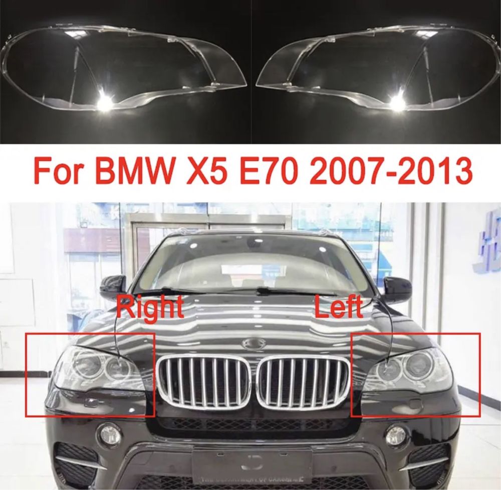 Sticla faruri BMW X5 E70 (2007-2013)