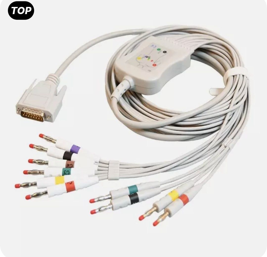 ЭКГ кабел ekg kabel электрокардиограмма кабель