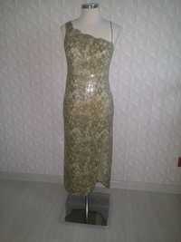 Вечернее дорогое из паеток платье 42-44размера