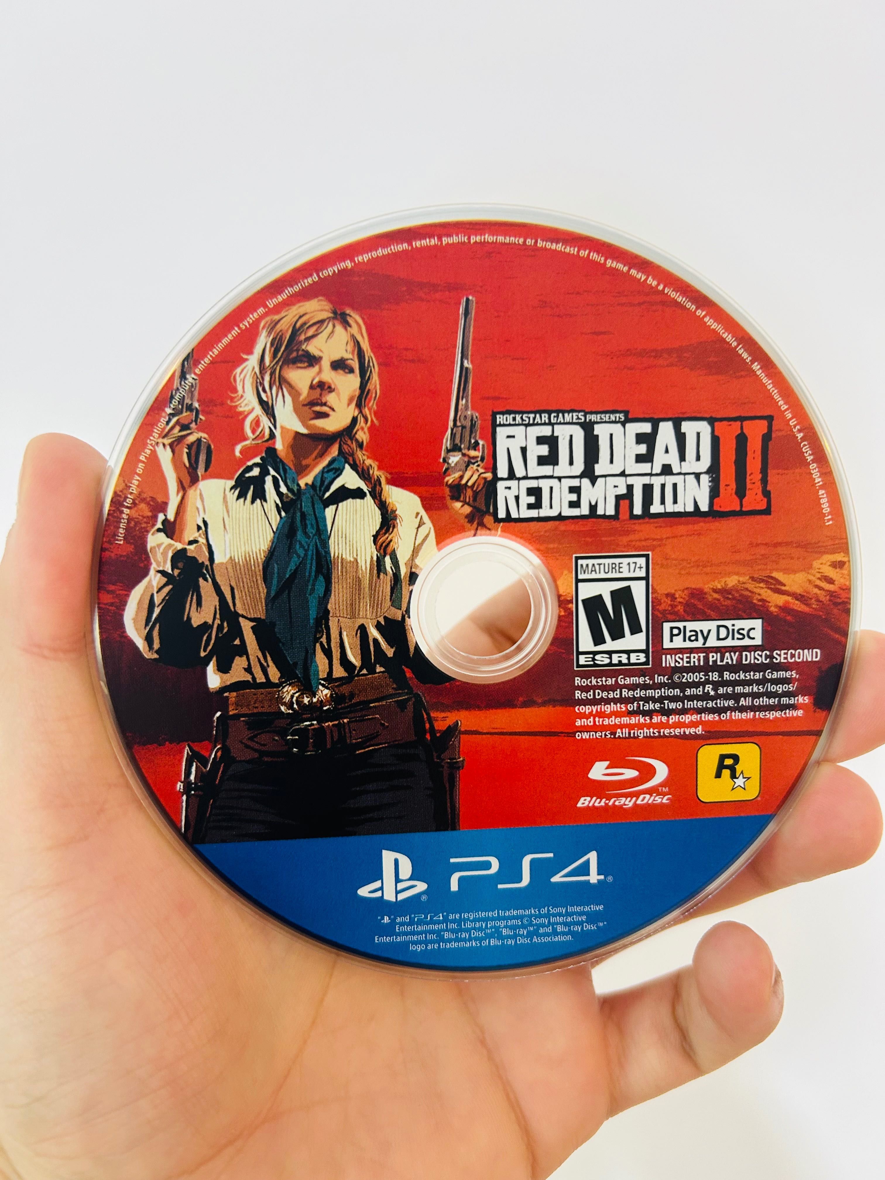Red Dead Redemption 2 PlayStation 4 Play disk PS4 PS5