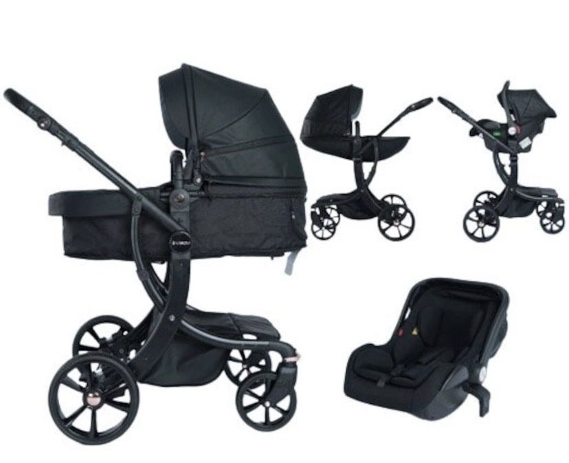 Carut copil 3 in 1 Visoli black