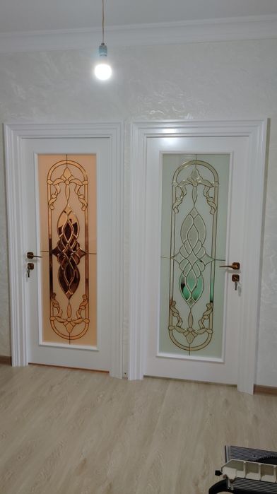 Межкомнатные МДФ двери. неоклассика.крашенный и шпонирован под заказ