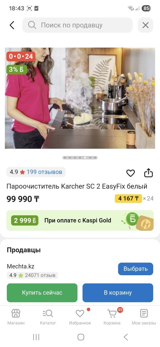 Парогениратор Karcher