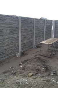 Gard placi beton