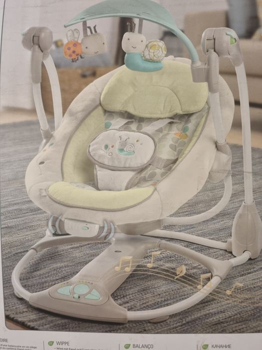 Vand leagan patut portabil Ingenuity ConvertMe bebelusi