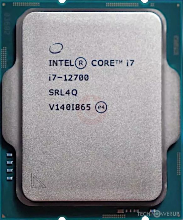 intel Core i7 12700