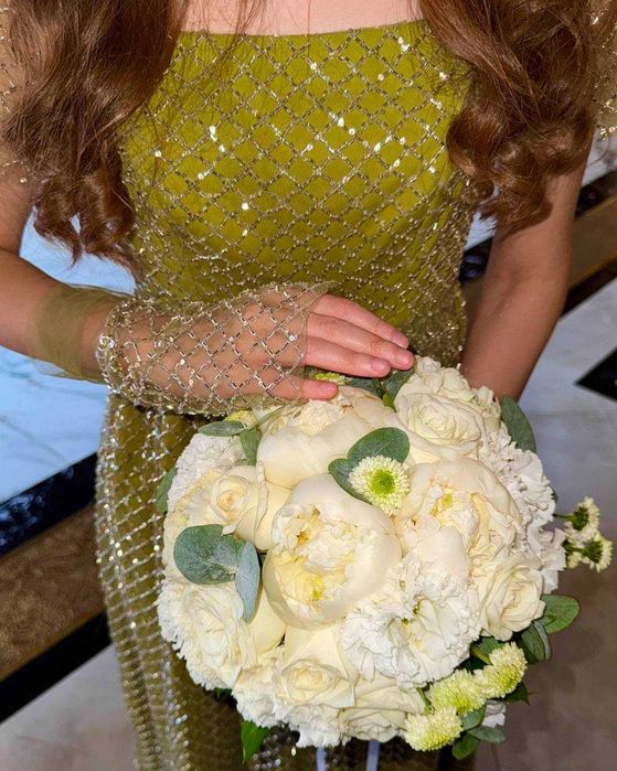 Платье вечернее ручной работы