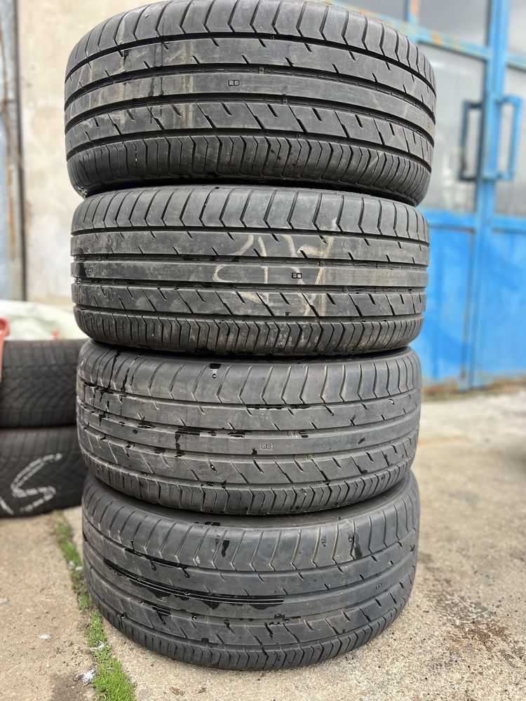Джанти за Audi с летни гуми 245/45/18 DOT18. Грайфер 9мм. Отлични