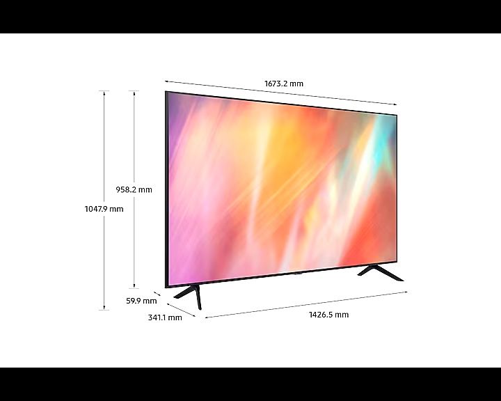 TV Samsung Crystal UHD 4K Smart 189 cm