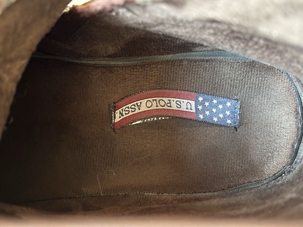 Сапоги кожаные US POLO ASSN 42 размер