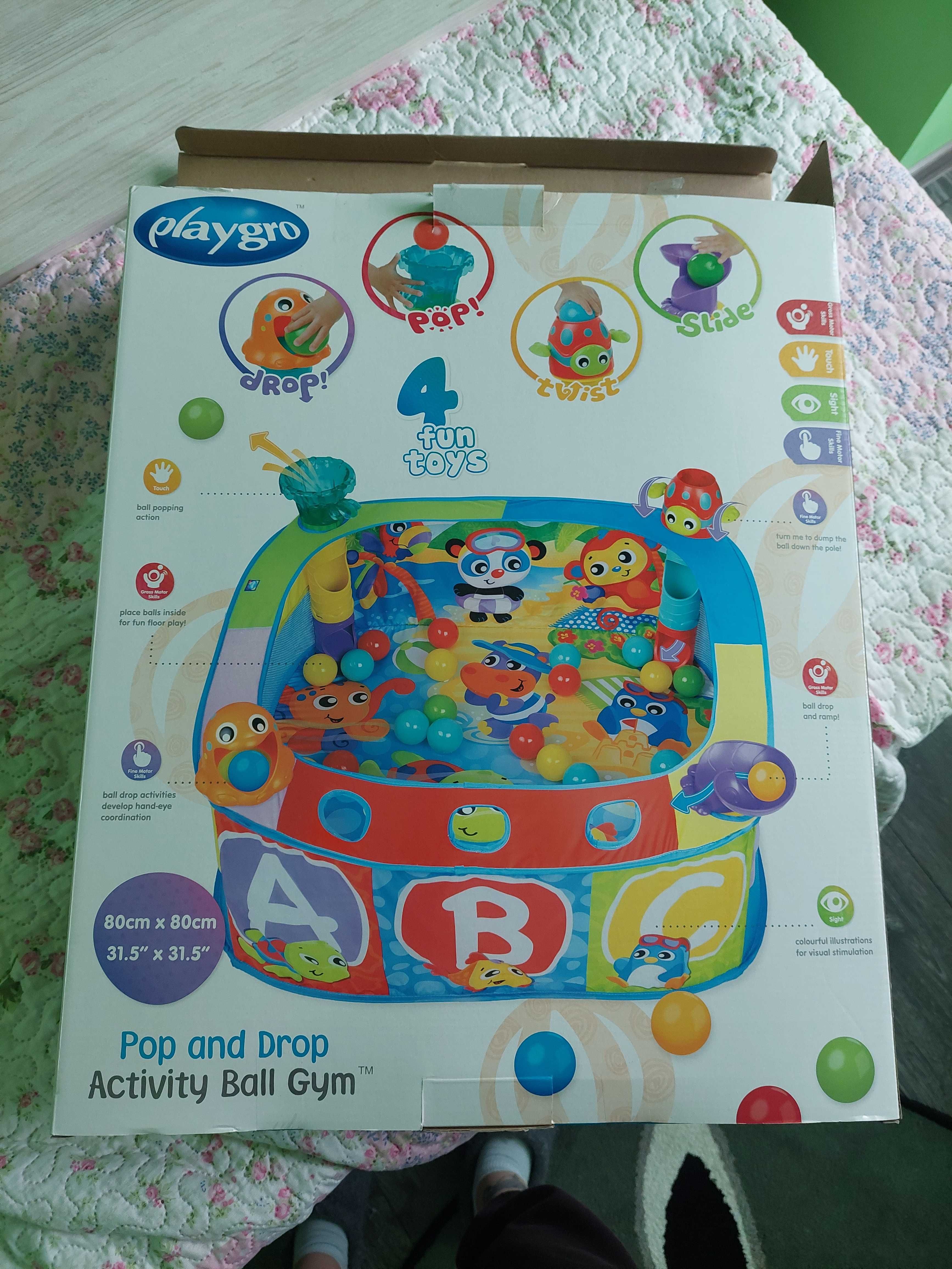 Playgro Активна гимнастика-басейн с 30 бр. топки