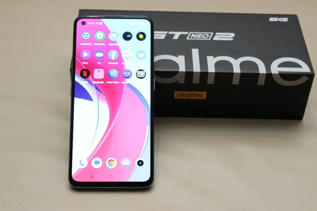 Като НОВ!Realme GT Neo 2/128GB/8GB/120Hz AMOLED/65W/пълен комплект/