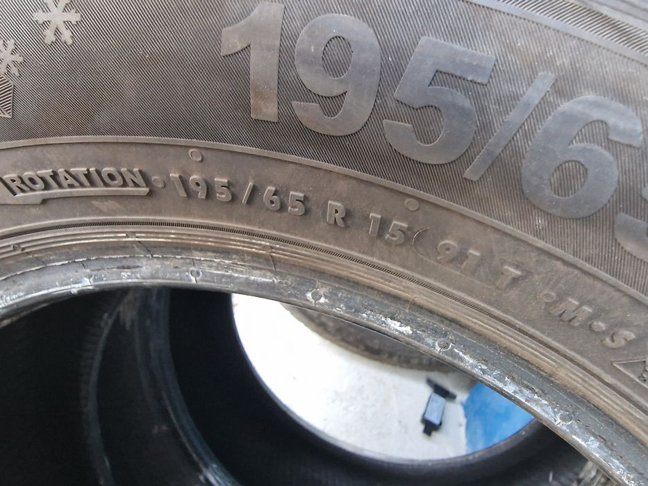 Anvelope 195/65R15 marca Semperit, DOT 2023, M +S