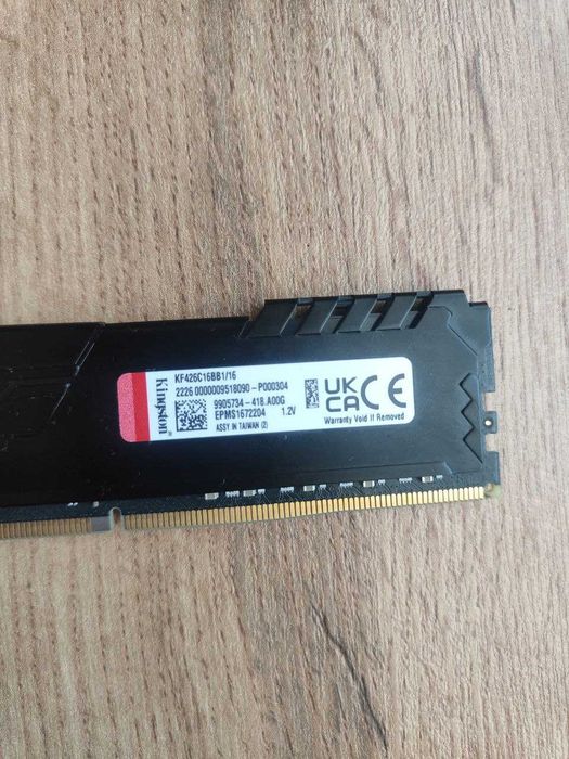 DDR4 16 GB Kingston FURY Beast 2666 MHz 1x16