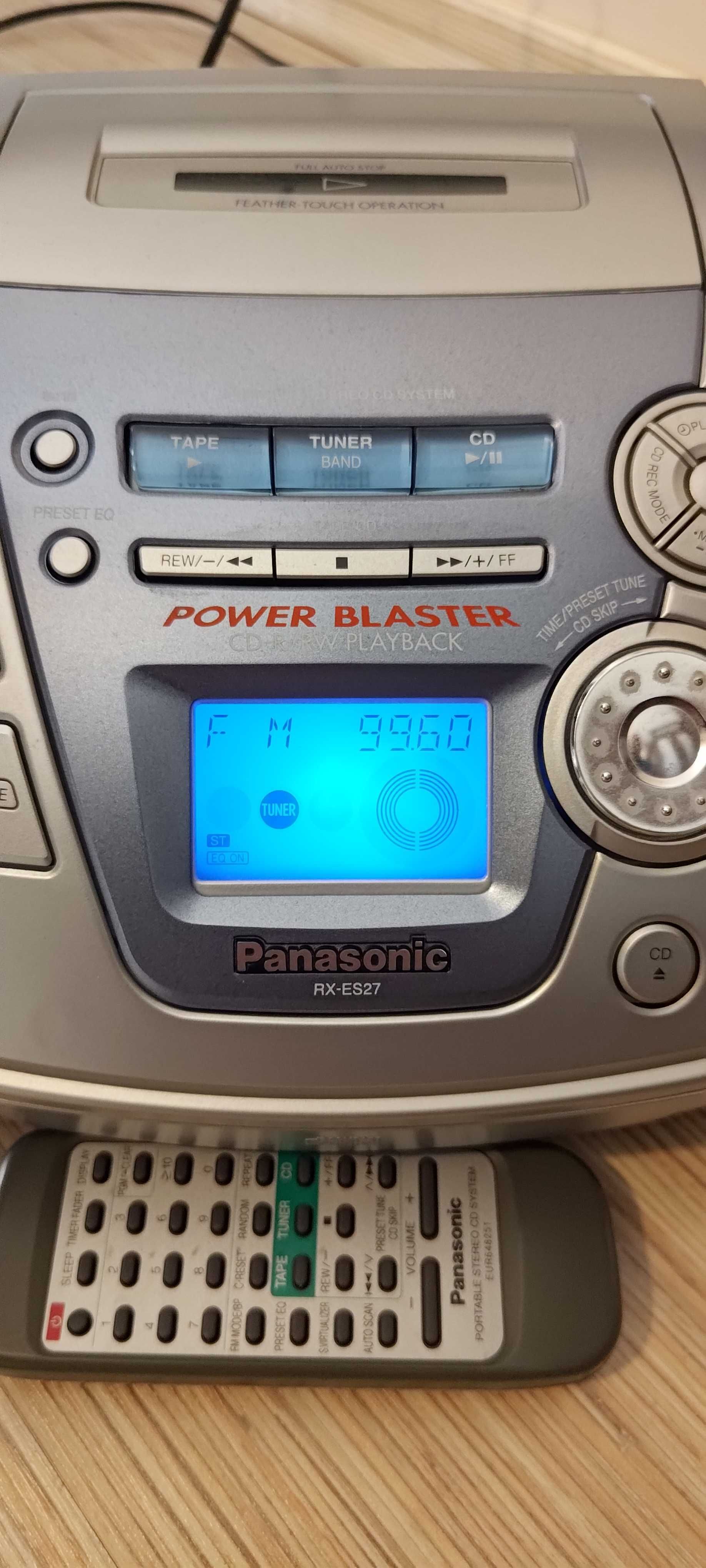 Radio casetofon CD Panasonic Boombox RX-ES27 cu telecomanda