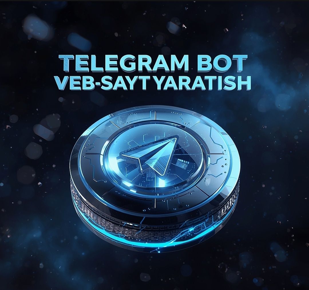 Telegram bot + Veb-sayt yasash | 7 kunda tayyor | 1.5 mln dan