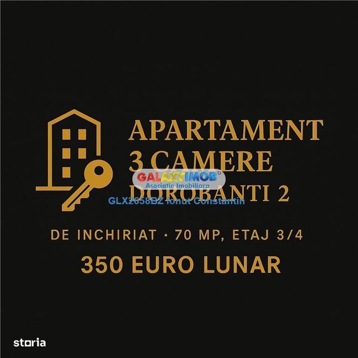 Inchiriere apartament 3 camere zona DOROBANTI -PIATA