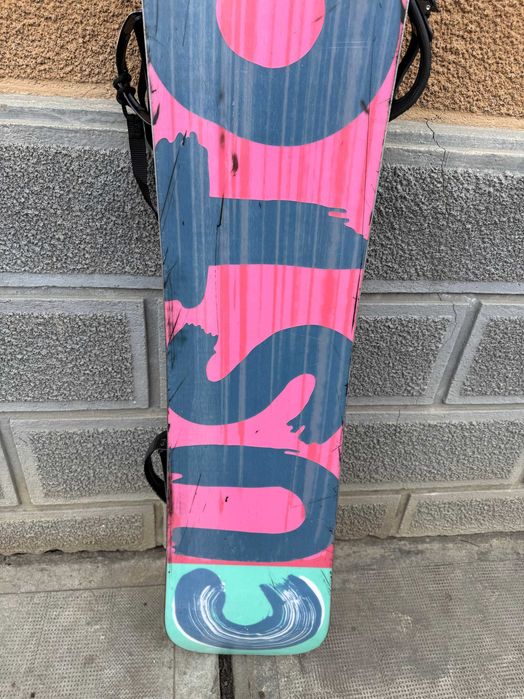 placa snowboard burton custom wide L165