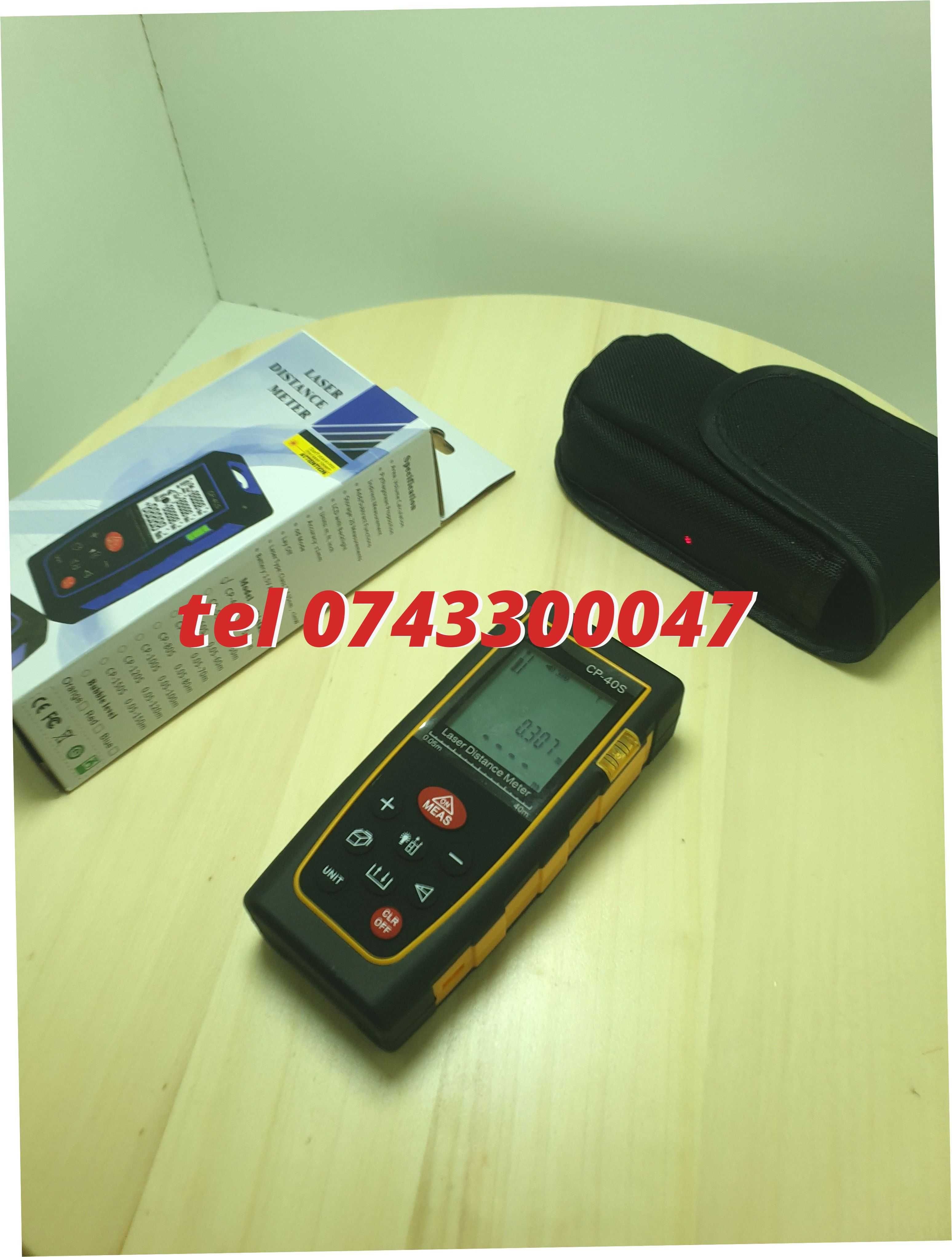 Telemetru Laser Profesional 40m Model 2021
