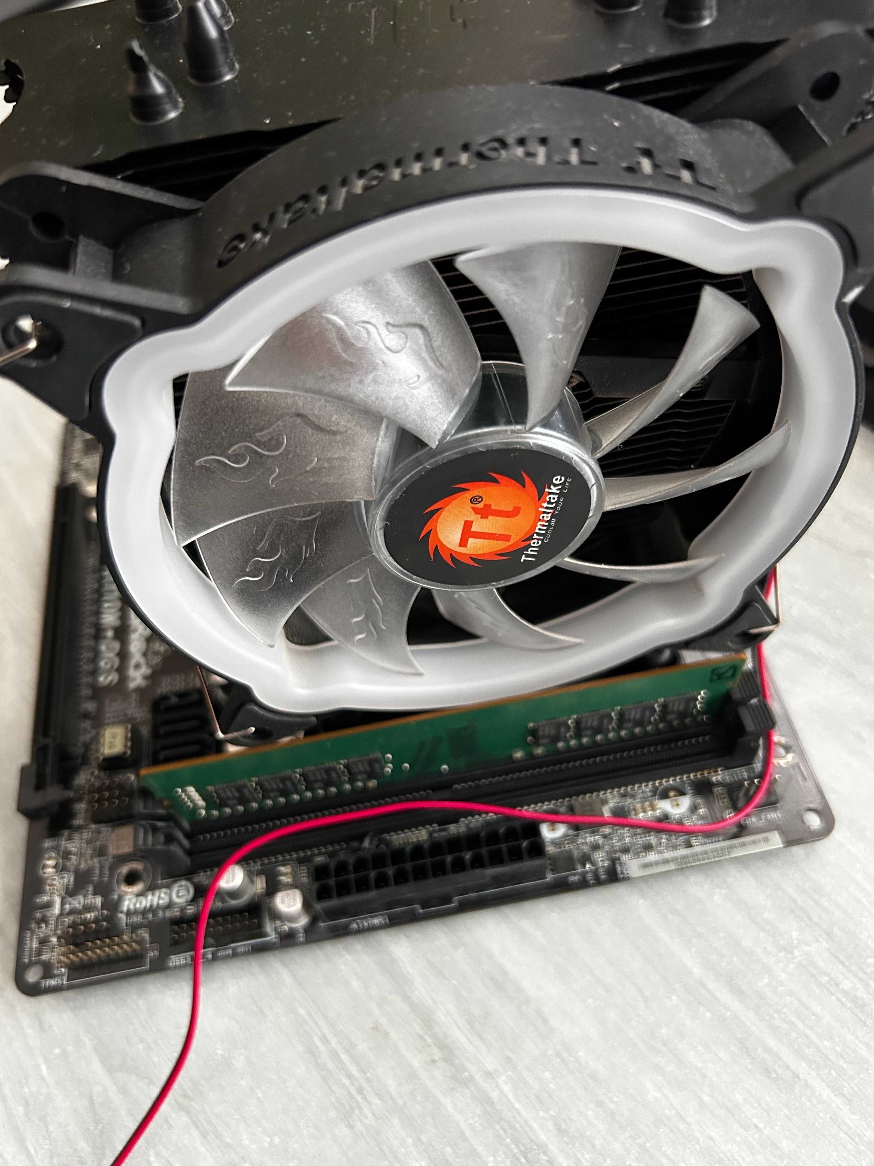 Kit placa de baza +procesor + ram +placa video + cooler