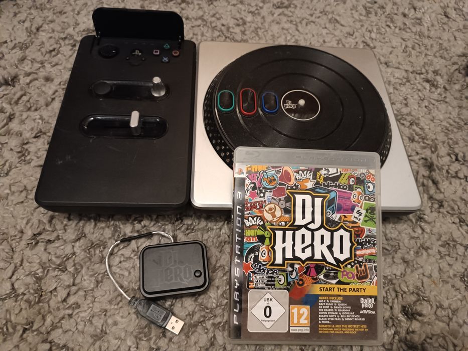 DJ Hero platan compatibil cu PlayStation 3 PS3 PS 3 și Xbox 360