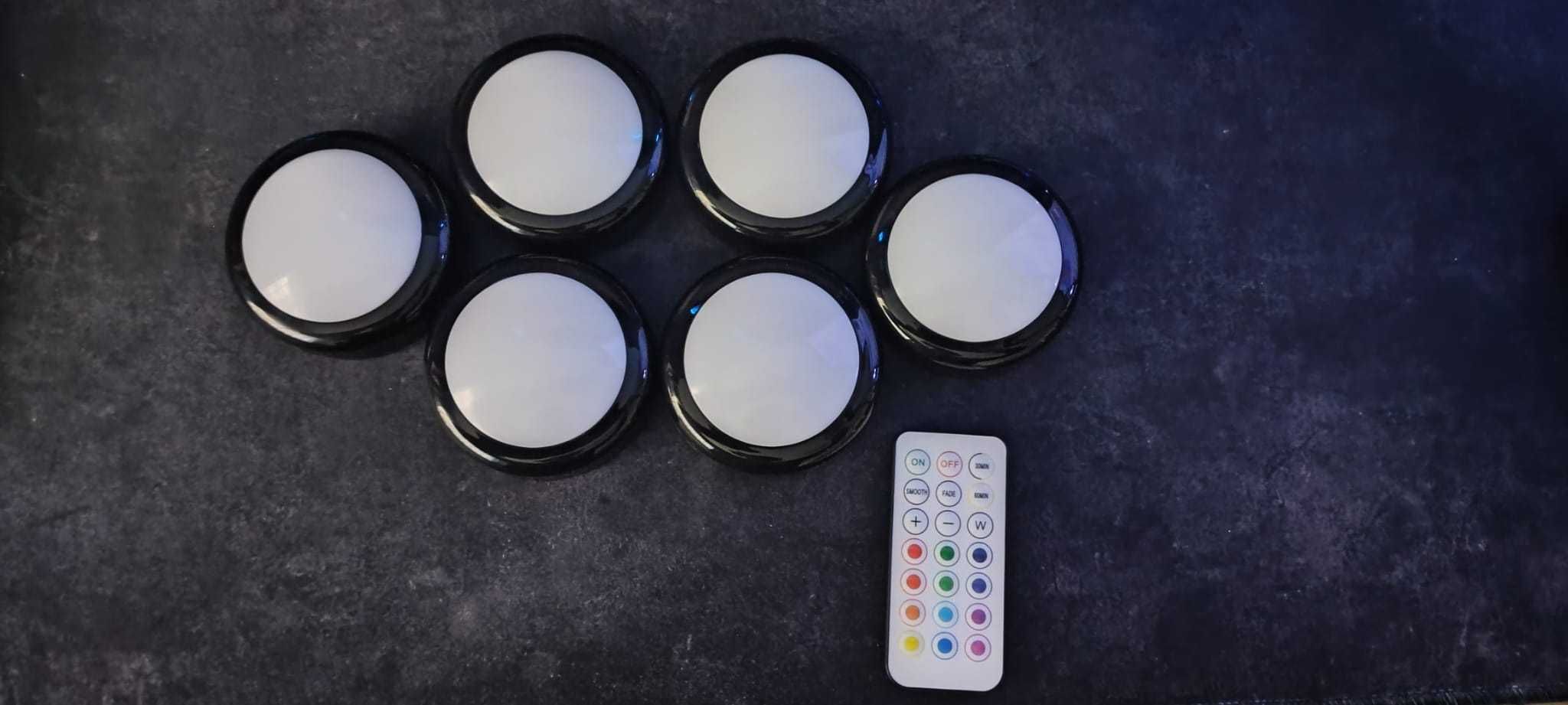 Lumini dulap RGB 6 bucati