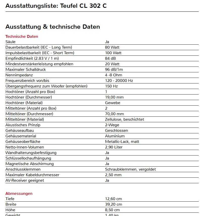 Тойфел CL 302C*Централен високоговорител*Тонколона*Teufel*Center