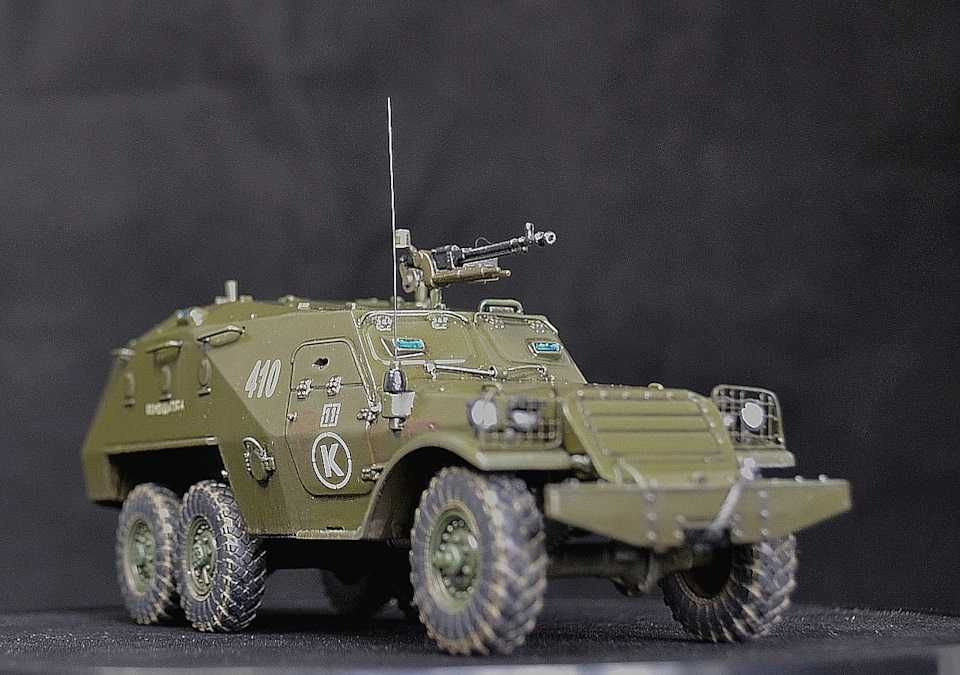 Сборная модель бронетранспортёр БТР-152К в масштабе 1:43 / AVD models