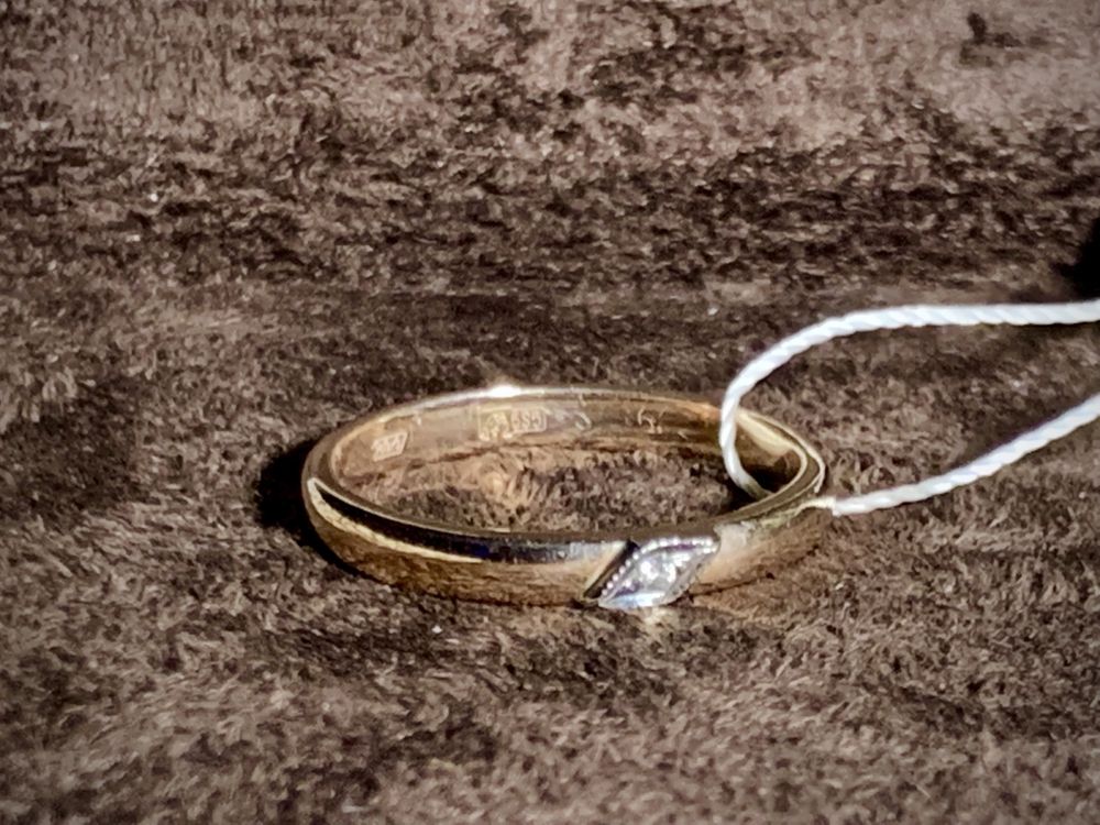 кольцо тюльпан золото 583 СССР