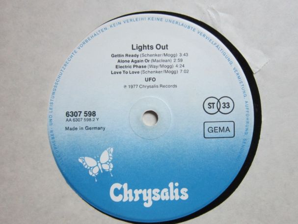 vinil rar UFO -Lights Out (Michael Schenker ex-Scorpions)-Heavy Metal