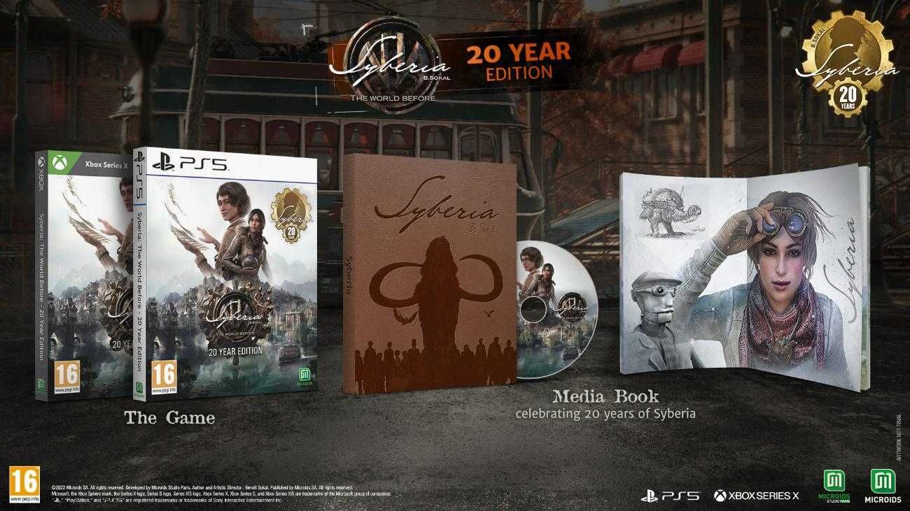 чисто нова Syberia The World Before 20 Years Edition за PS5
