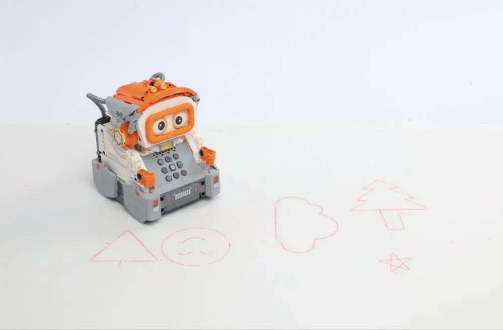 Robot de construit,programabil,de desen cu 460 de piese, copii 8 ani +