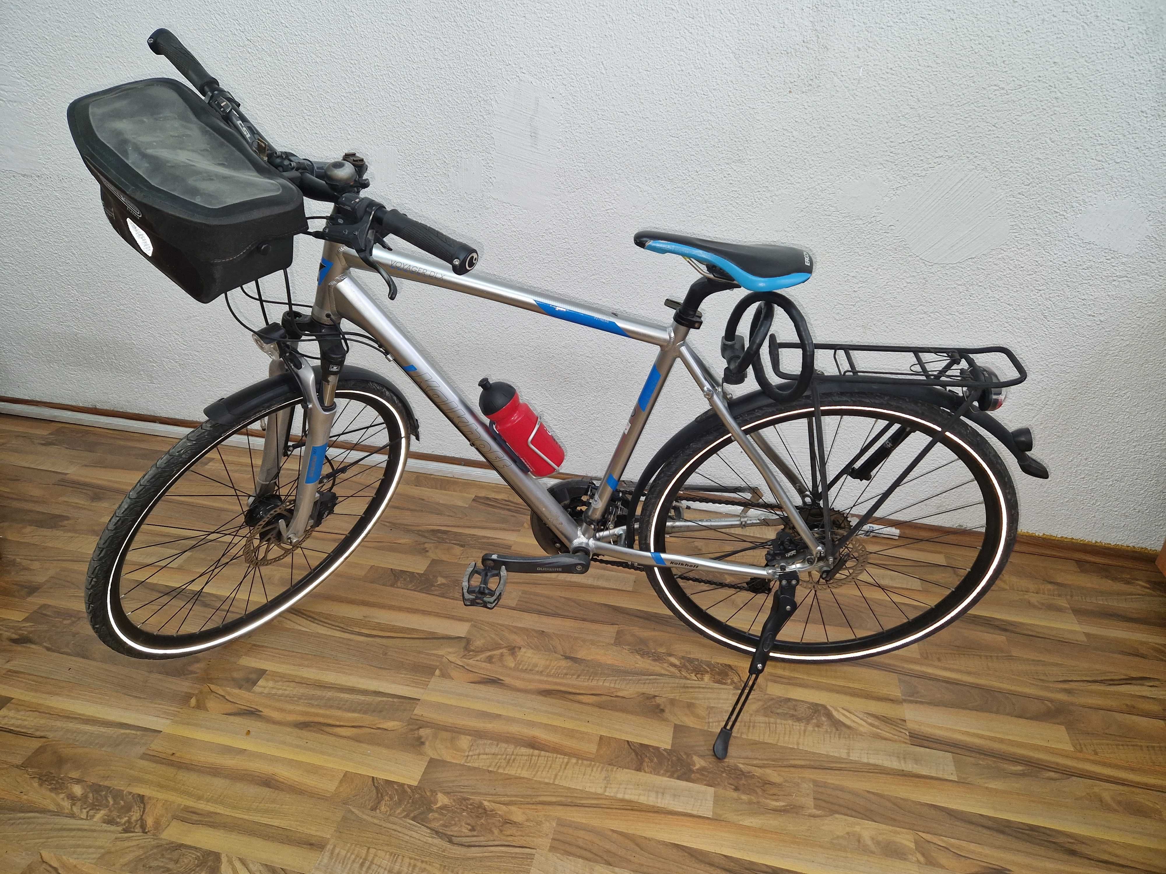 Bicicleta Kalkhoff Voyager DLX, marimea L, roti 28", frane hidraulice.