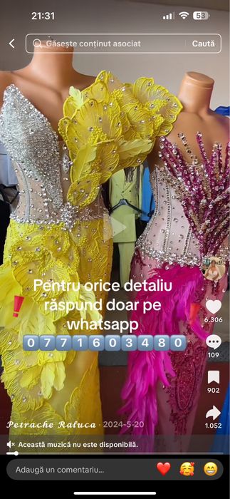 Vand rochie pe comanda