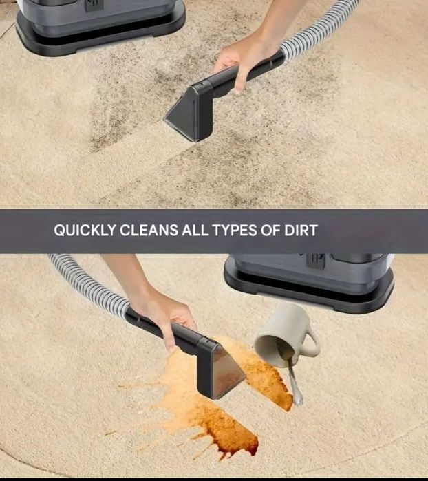 Портативный пылесос для ковров обивки и автомобилей!