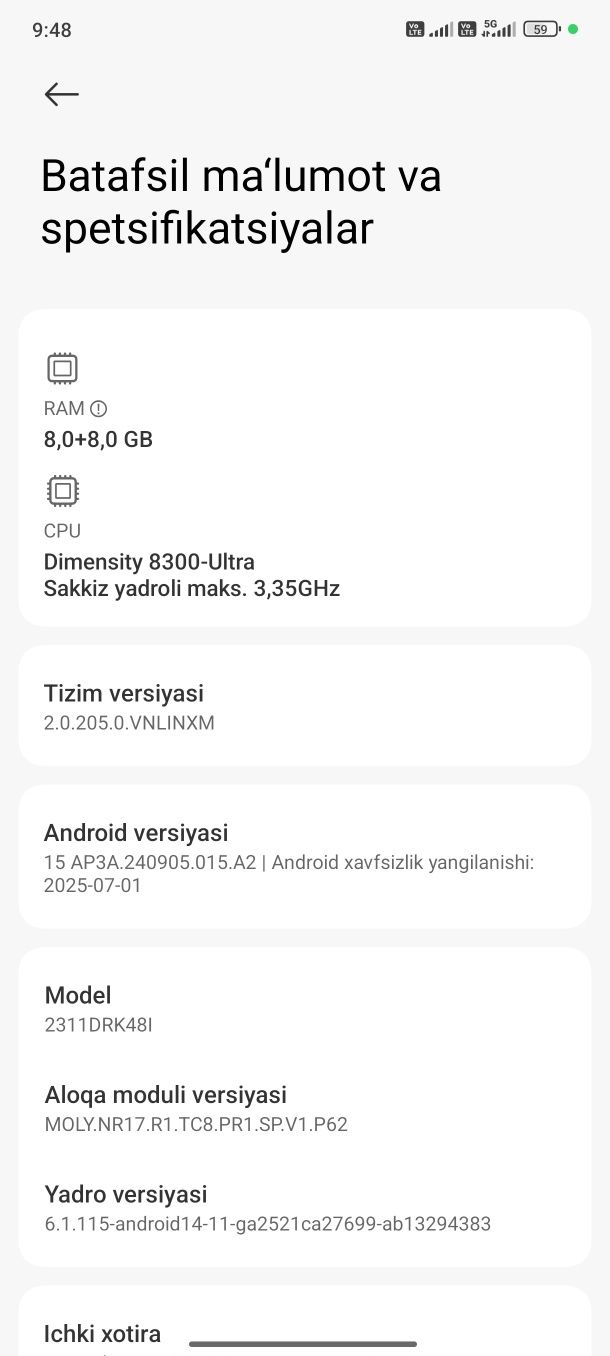 Poco x 6 pro 5G 256gb,  8+8