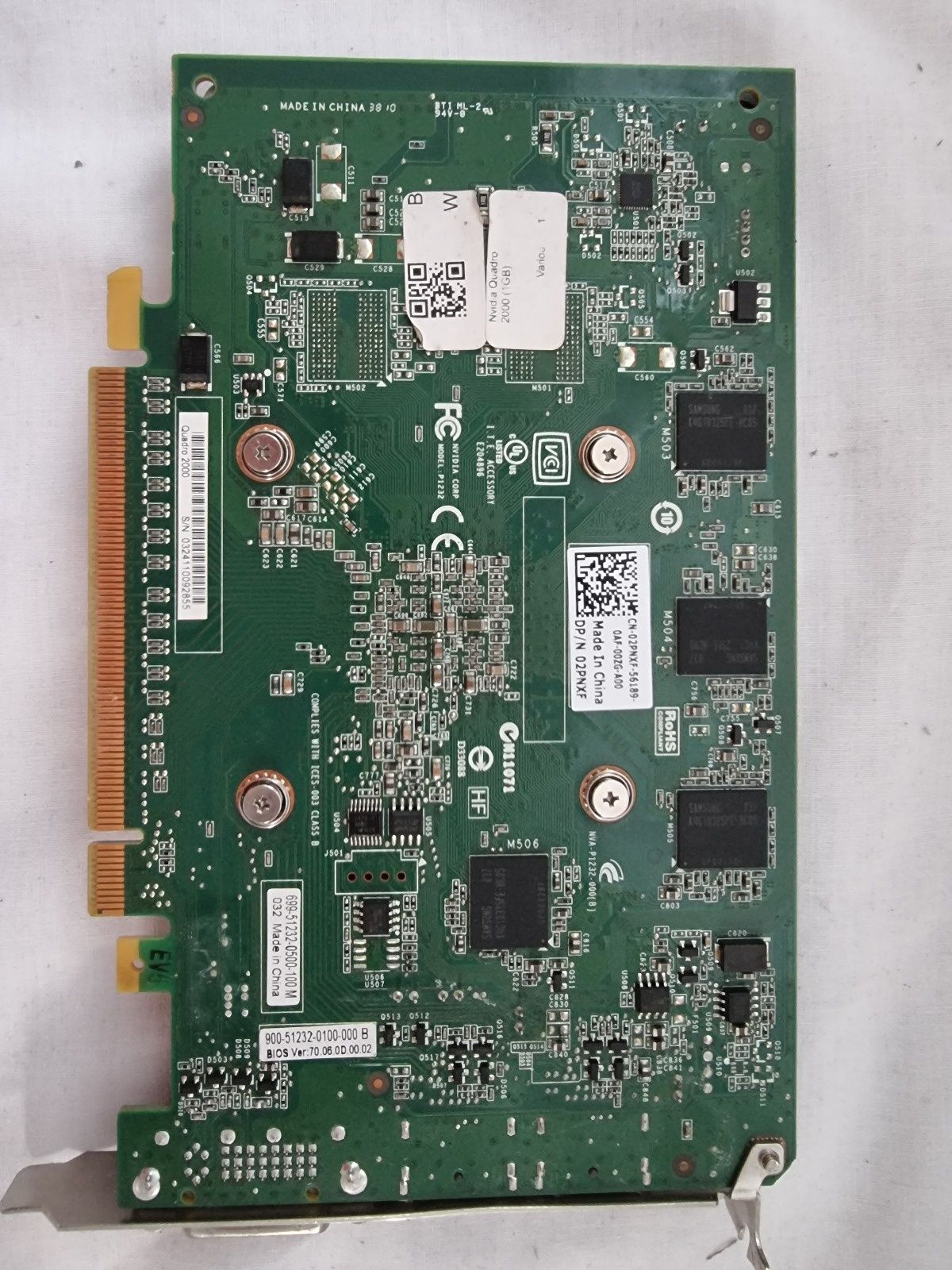 NVidia Quadro 2000 1gb