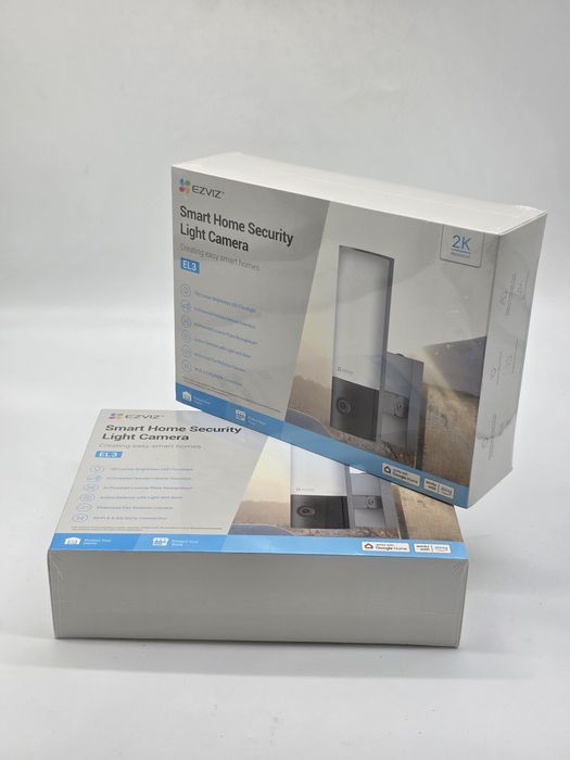 Camera IP Wireless EZVIZ EL3 2K cu proiector, luminozitate de 780 de l