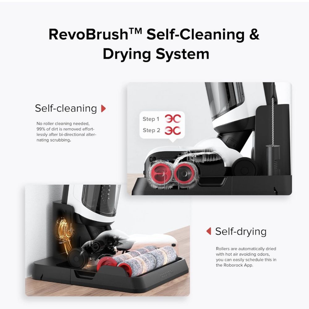 Вертикална миеща прахосмукачка Roborock Dyad Pro