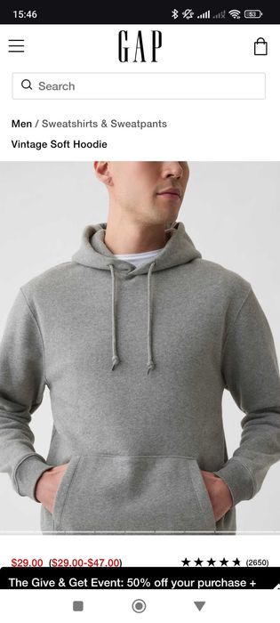 Продам худи от Gap США