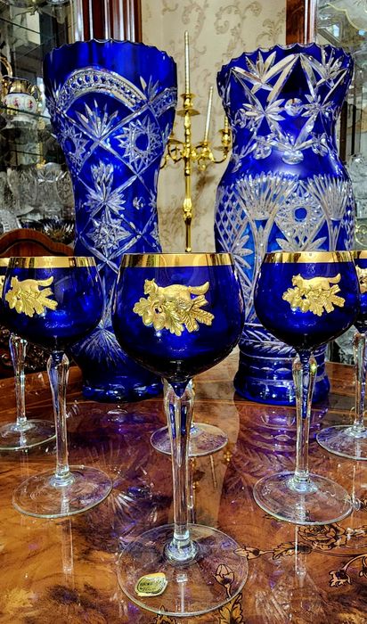 Фужеры "Богемия". Чехословакия.  Дёшево !