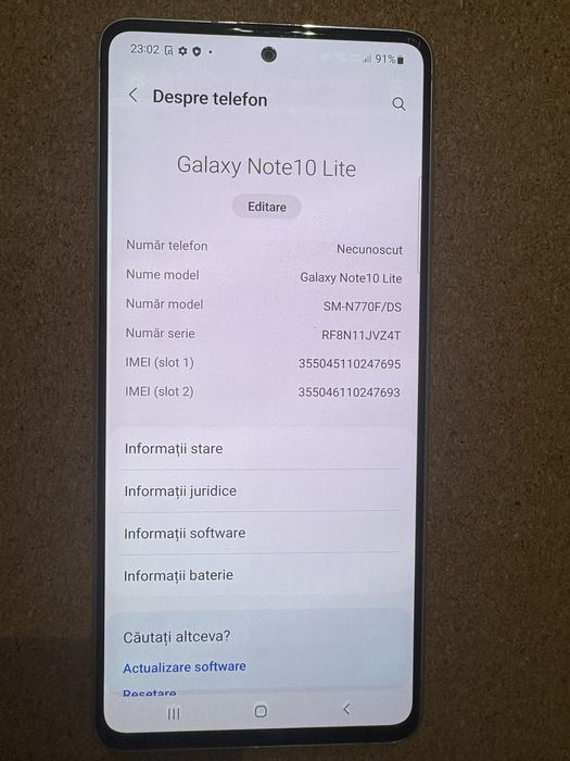 Samsung Galaxy Note 10Lite 128Gb ID-XXL4956