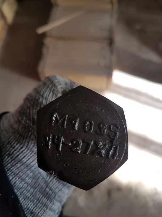 Высокопрочные болты М27х140 и гайки М27 (к.п. 10.9)