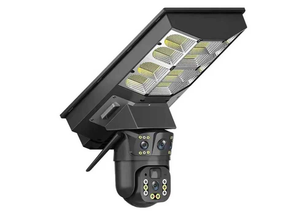 Camera supraveghere solara 4G SIM V380, 4MP, PTZ, panou solar 16W