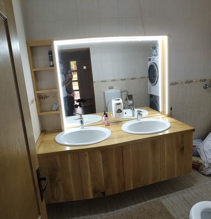 Mobilier baie lemn masiv