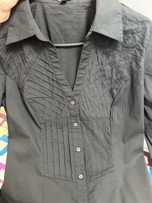 2x camasi negre cu maneca lunga