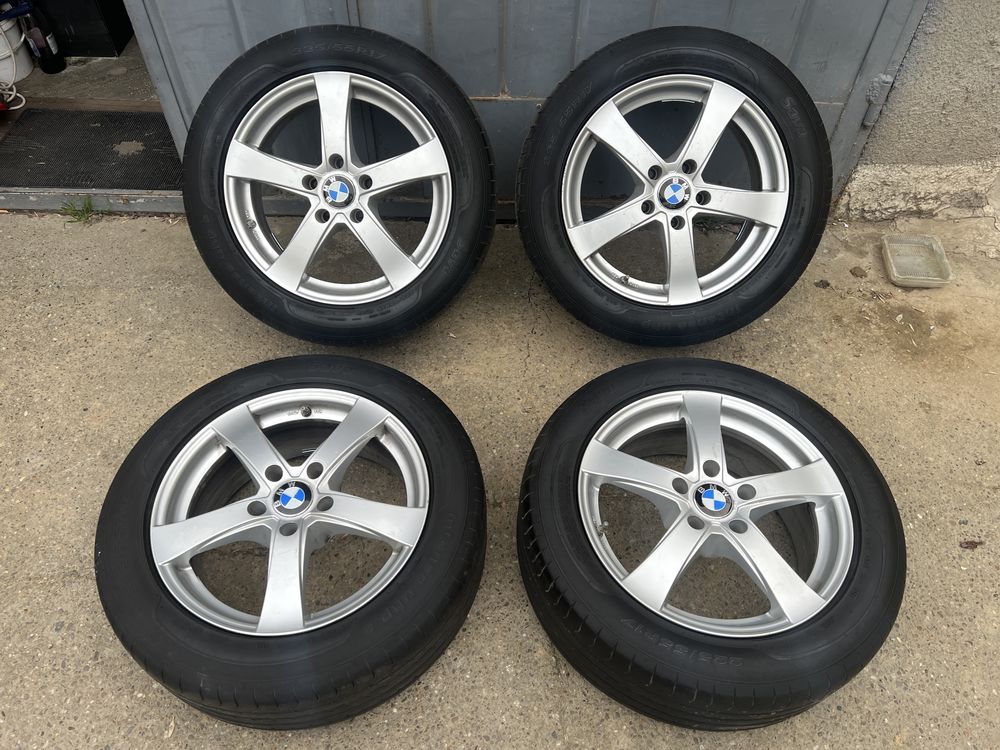 Jante BMW 5x120 5 F10 E60 Anvelope vara 225 55 R17 Senzori Dot 2022